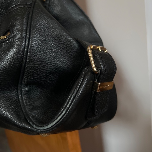 Michael Kors Layton Black Leather Satchel Bag - Picture 9 of 12